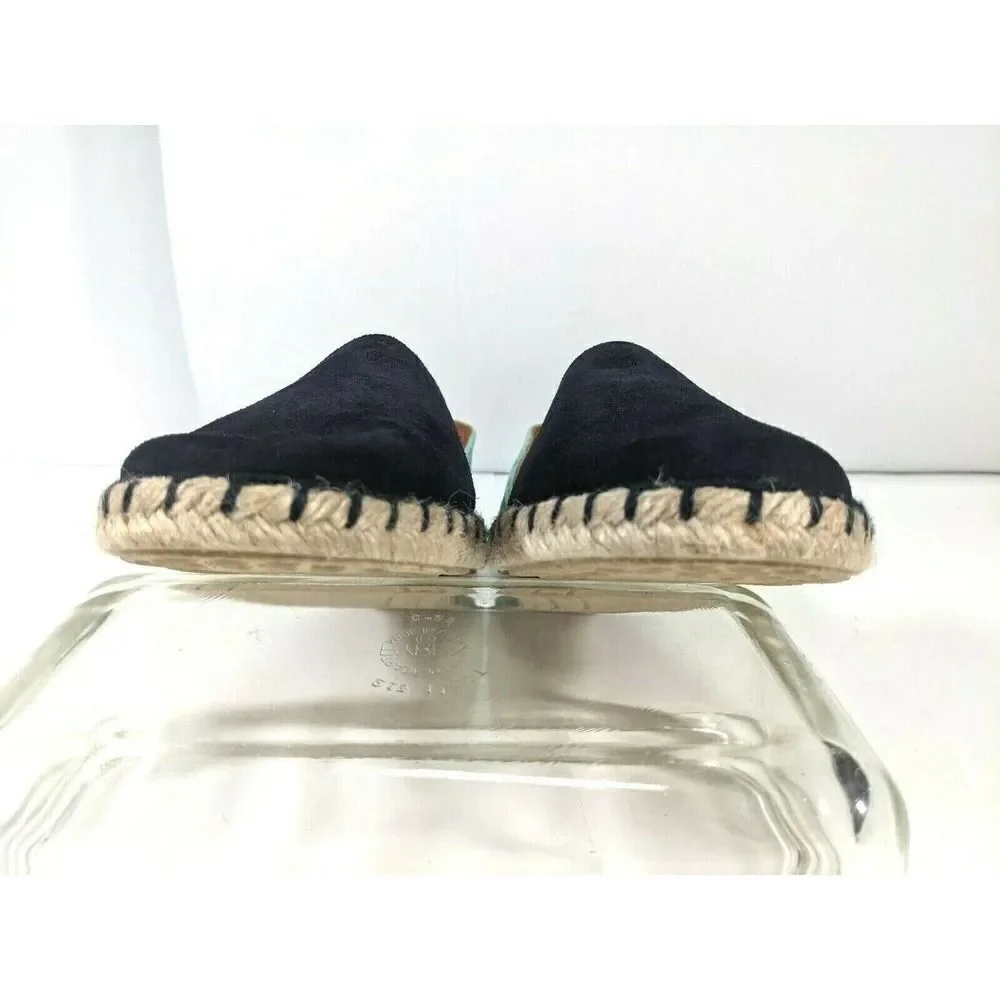 Sheridan Mia Womens Color‎ Block Suede Espadrille Flat Shoes Size 10 Murr